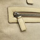 PRADA Hand Bag Canvas Beige Auth ep4722-19