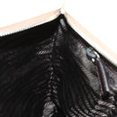 PRADA Hand Bag Canvas Beige Auth ep4722-23