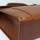 Burberrys Hand Bag Leather 2way Brown Auth ep4729-9