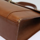 Burberrys Hand Bag Leather 2way Brown Auth ep4729-14