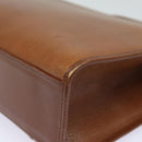 Burberrys Hand Bag Leather 2way Brown Auth ep4729-16