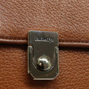 Burberrys Hand Bag Leather 2way Brown Auth ep4729-17