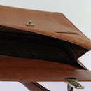 Burberrys Hand Bag Leather 2way Brown Auth ep4729-10