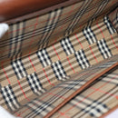 Burberrys Hand Bag Leather 2way Brown Auth ep4729-11