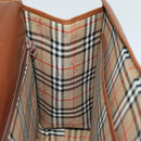 Burberrys Hand Bag Leather 2way Brown Auth ep4729-18