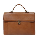 Burberrys Hand Bag Leather 2way Brown Auth ep4729-13