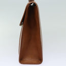 Burberrys Hand Bag Leather 2way Brown Auth ep4729-4