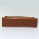 Burberrys Hand Bag Leather 2way Brown Auth ep4729-5