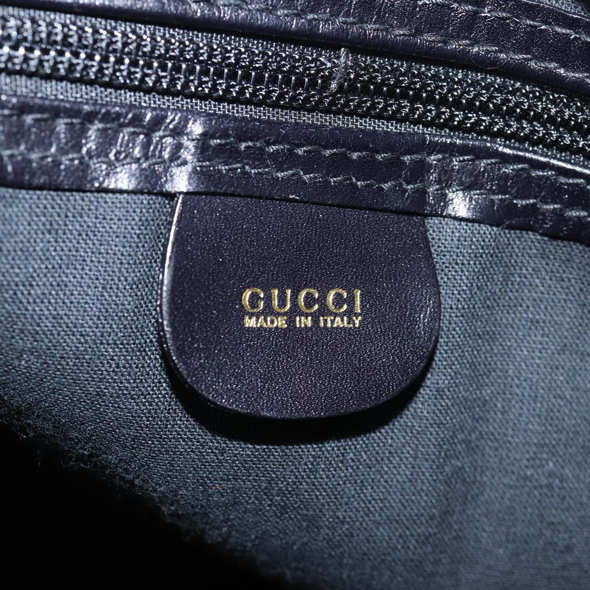 GUCCI GG Canvas Travel Case Boston Bag Black 012 1095 3674 Auth ep4732