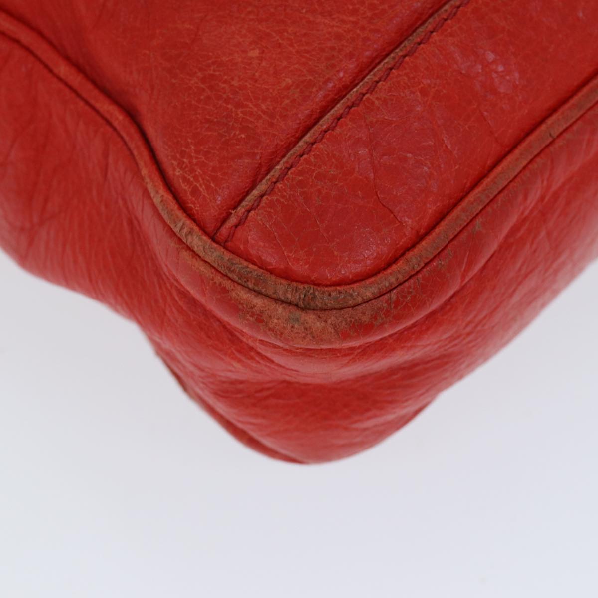 BALENCIAGA Classic Arena Hand Bag Leather Red 310939 Auth ep4741