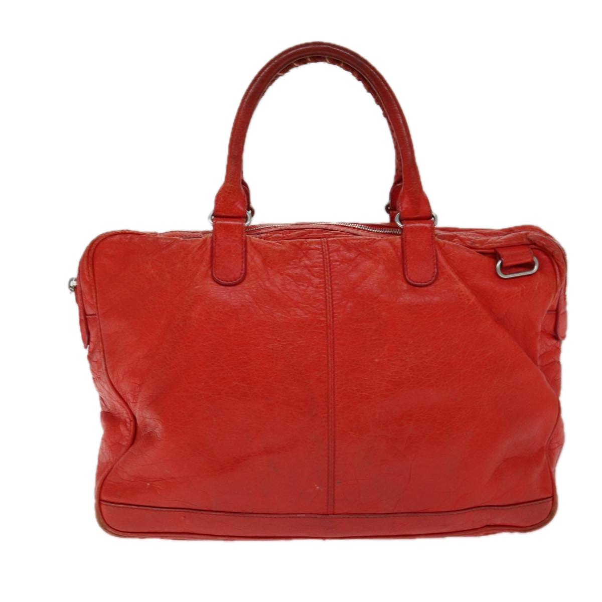 BALENCIAGA Classic Arena Hand Bag Leather Red 310939 Auth ep4741