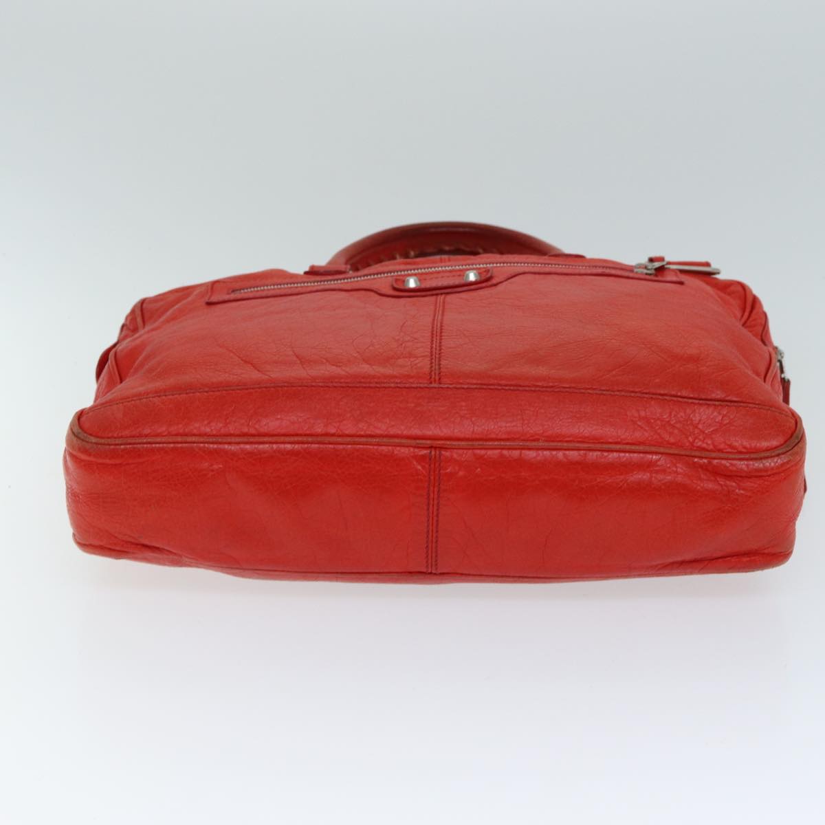 BALENCIAGA Classic Arena Hand Bag Leather Red 310939 Auth ep4741