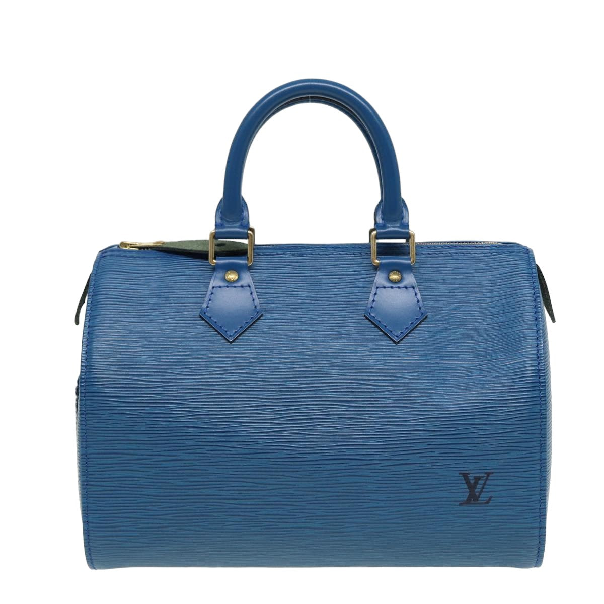 LOUIS VUITTON Epi Speedy 25 Hand Bag Toledo Blue M43015 LV Auth ep4759 - 0