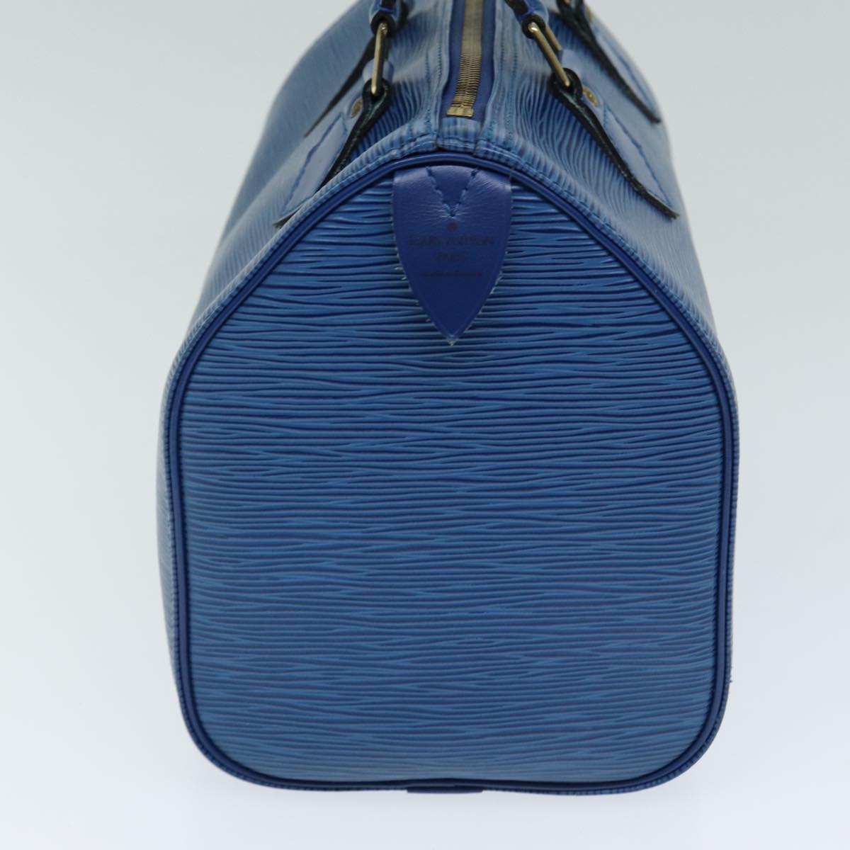 LOUIS VUITTON Epi Speedy 25 Hand Bag Toledo Blue M43015 LV Auth ep4761