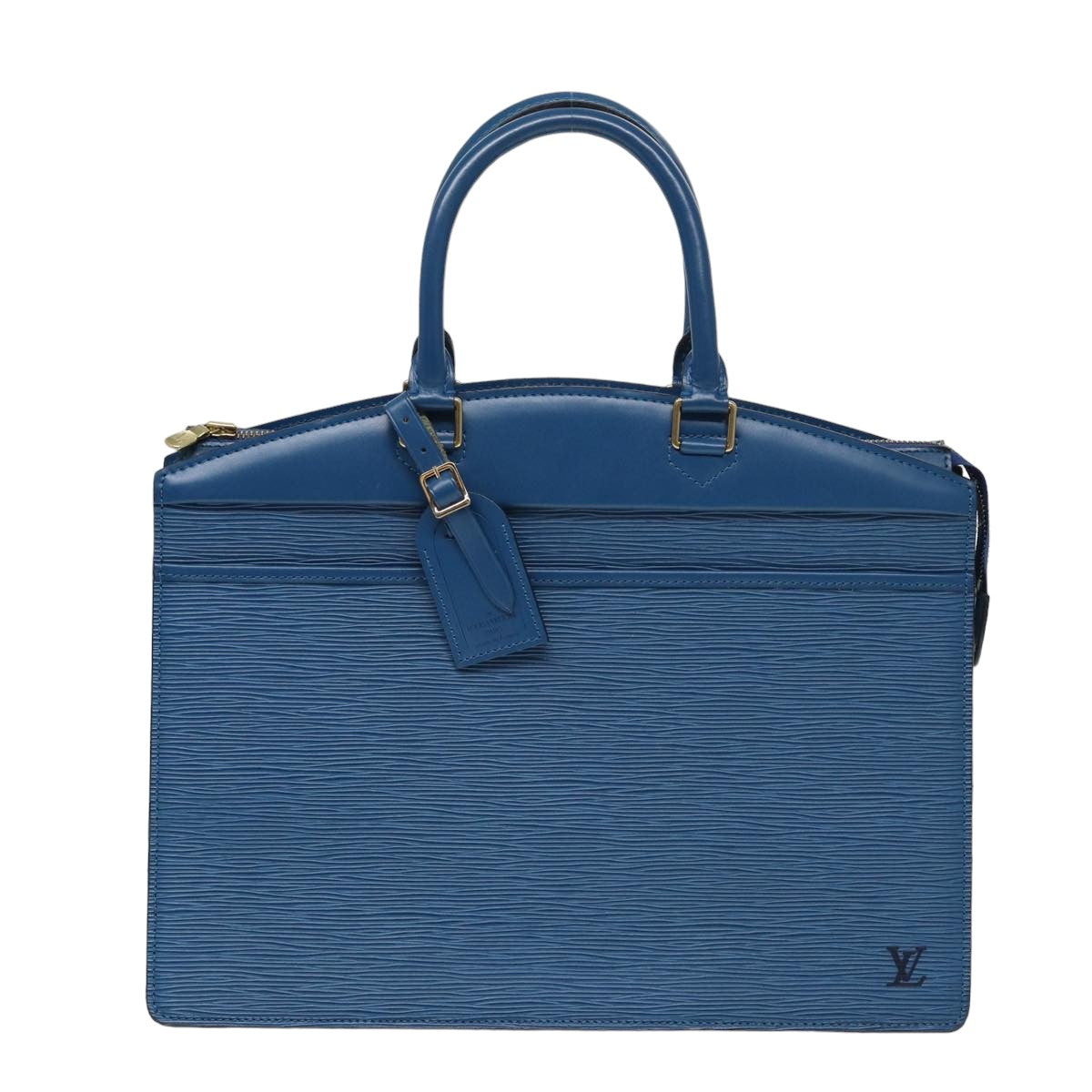 LOUIS VUITTON Epi Riviera Hand Bag Blue M48185 LV Auth ep4782