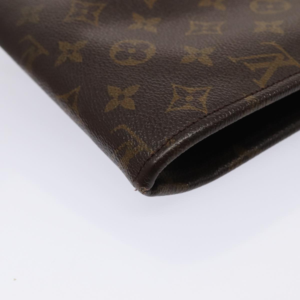 LOUIS VUITTON Monogram Posh Documents Clutch Bag M53456 LV Auth ep4785