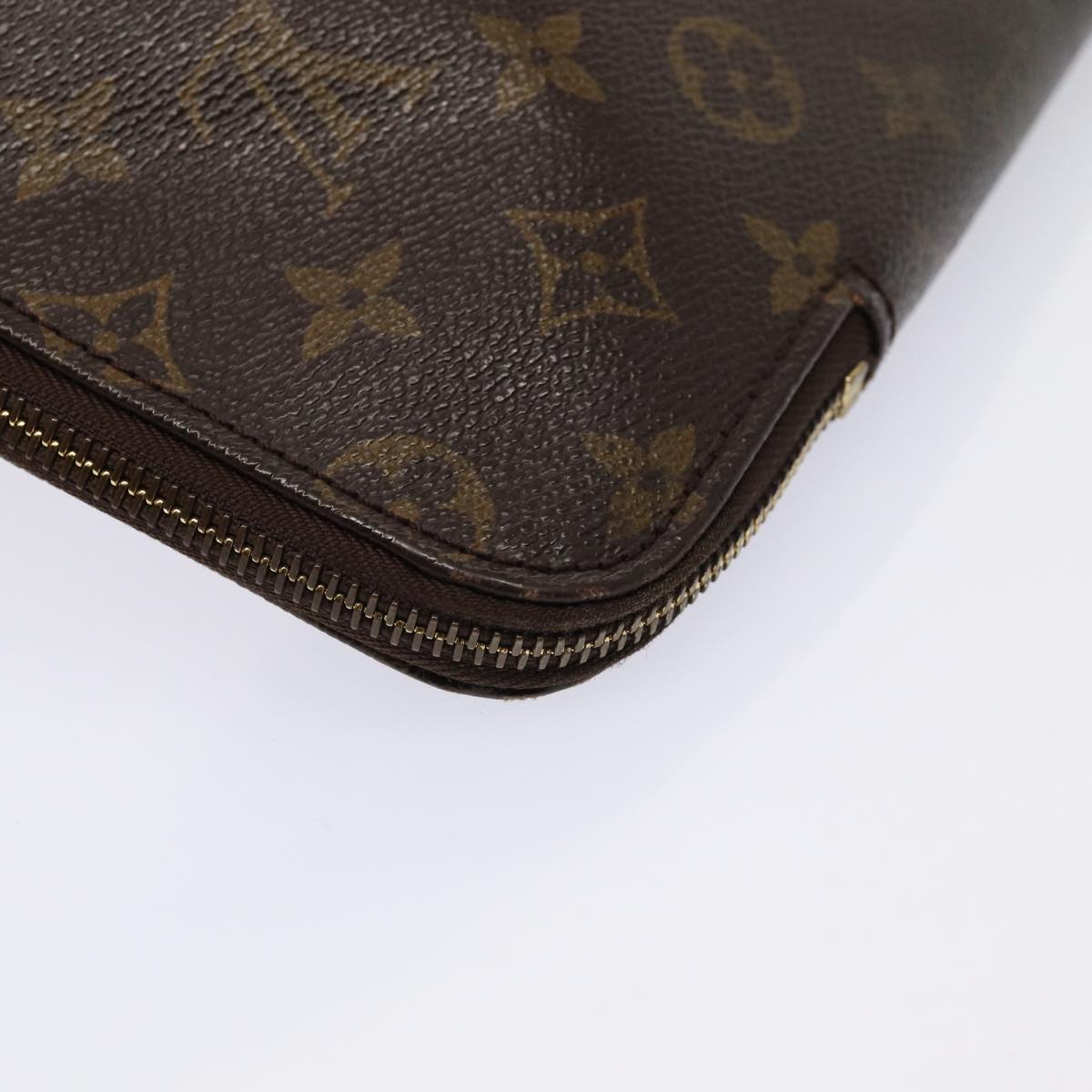 LOUIS VUITTON Monogram Posh Documents Clutch Bag M53456 LV Auth ep4785