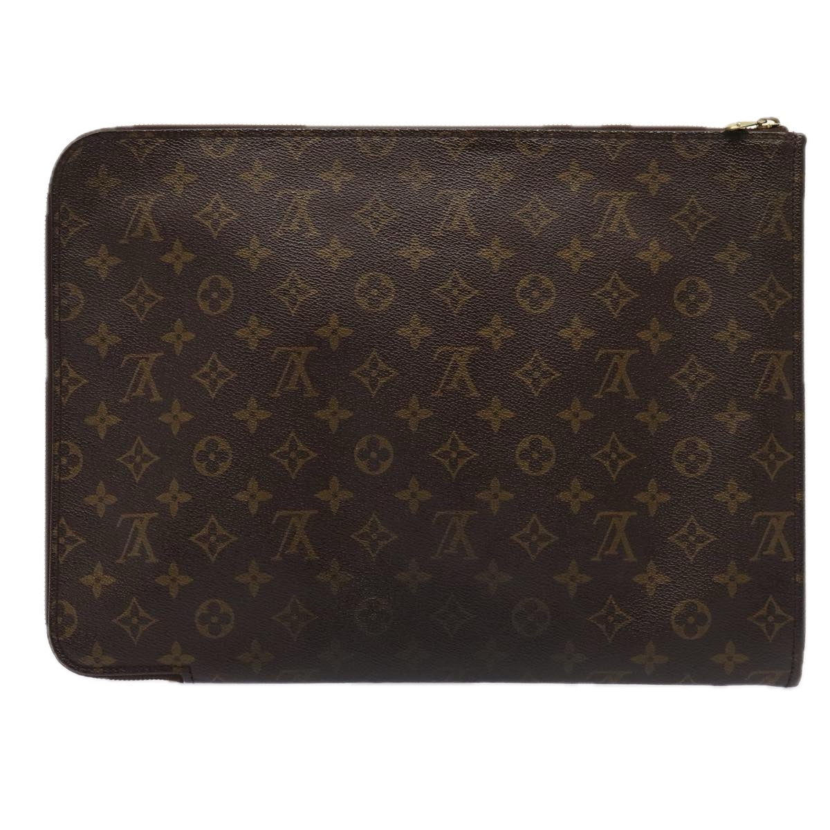 LOUIS VUITTON Monogram Posh Documents Clutch Bag M53456 LV Auth ep4785 - 0