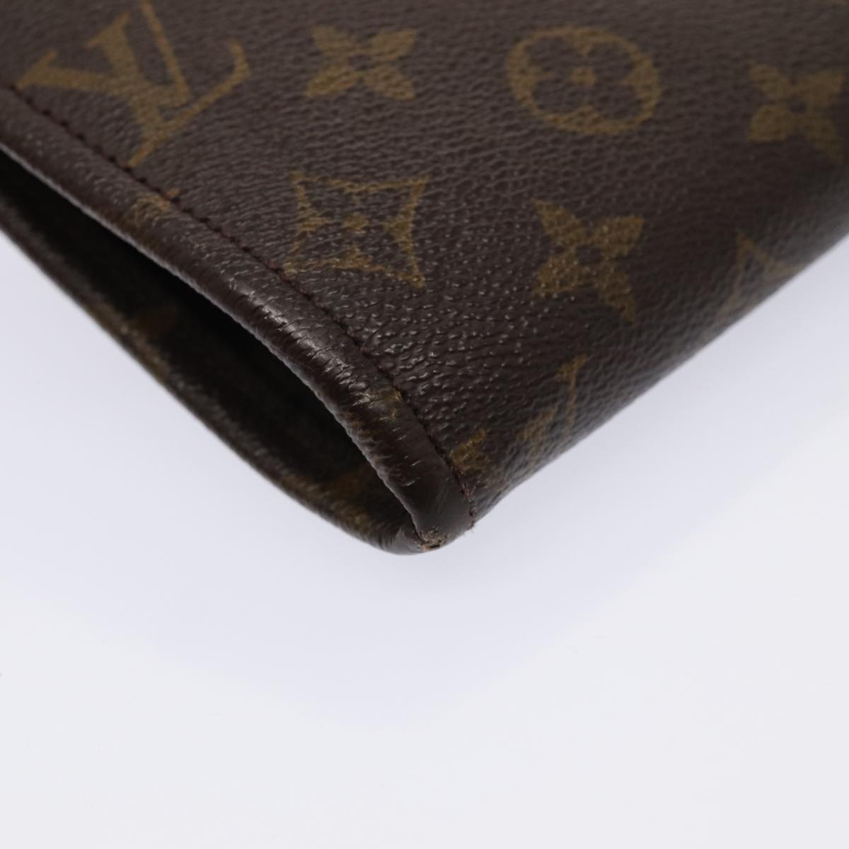 LOUIS VUITTON Monogram Posh Documents Clutch Bag M53456 LV Auth ep4785