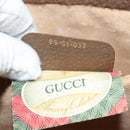 GUCCI GG Supreme Web Sherry Line Clutch Bag PVC Beige Red 89 01 033 Auth ep4795-12