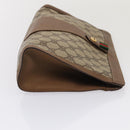 GUCCI GG Supreme Web Sherry Line Clutch Bag PVC Beige Red 89 01 033 Auth ep4795-3