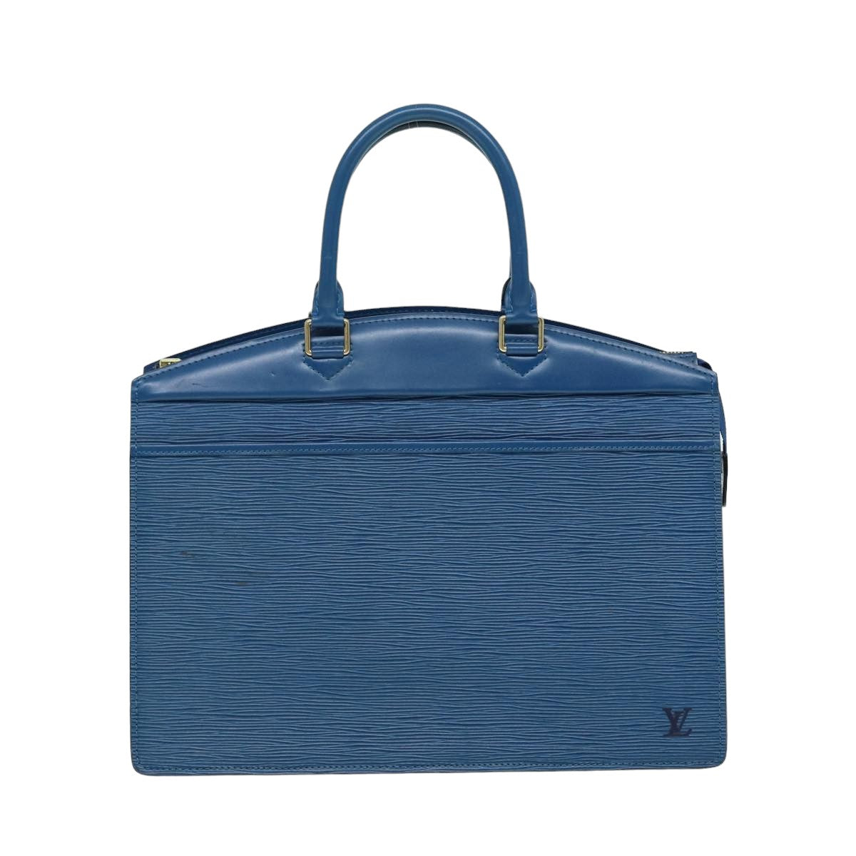 LOUIS VUITTON Epi Riviera Hand Bag Blue M48185 LV Auth ep4797