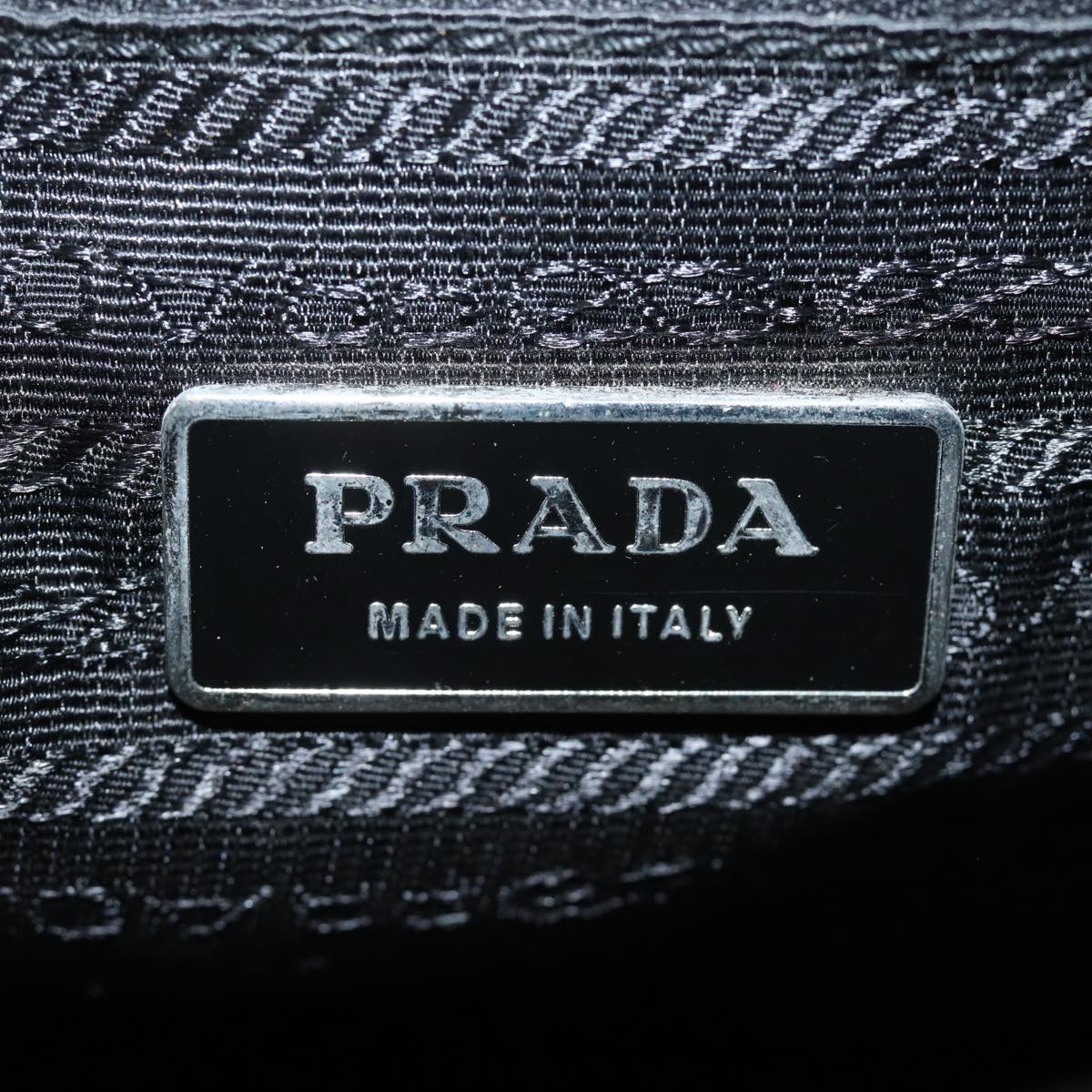 PRADA Hand Bag Nylon 2way Black Auth ep4825