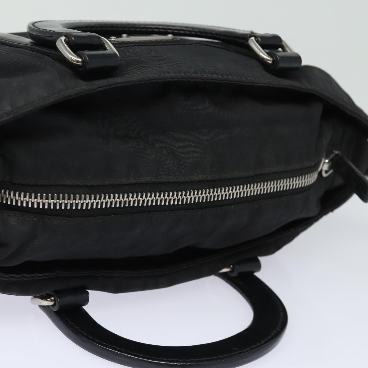 PRADA Hand Bag Nylon 2way Black Auth ep4825