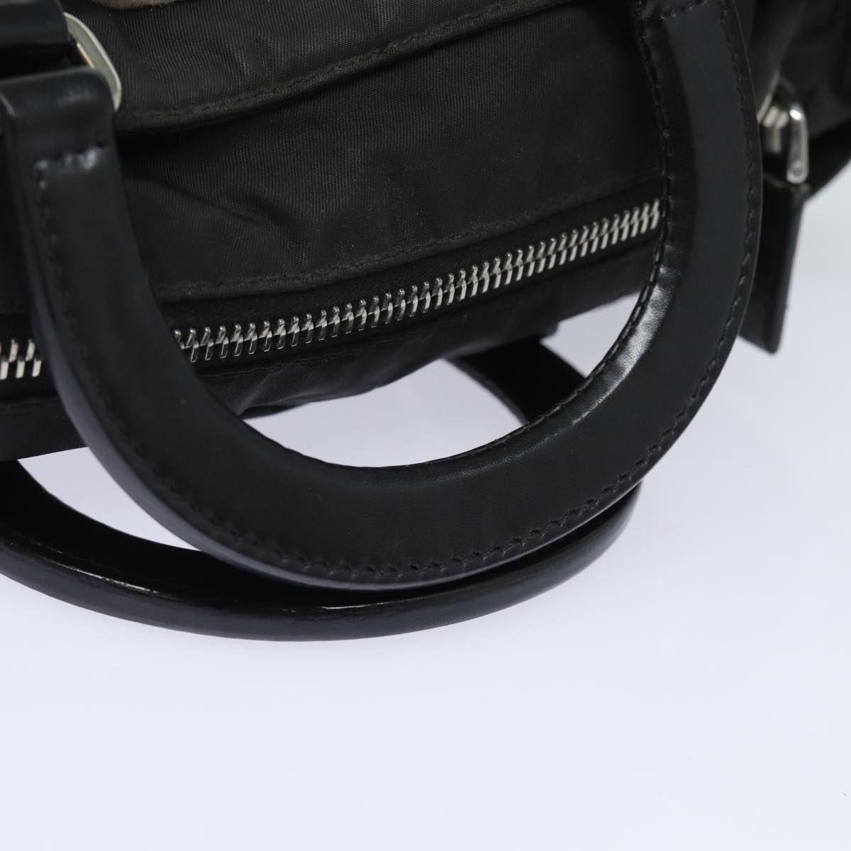 PRADA Hand Bag Nylon 2way Black Auth ep4825