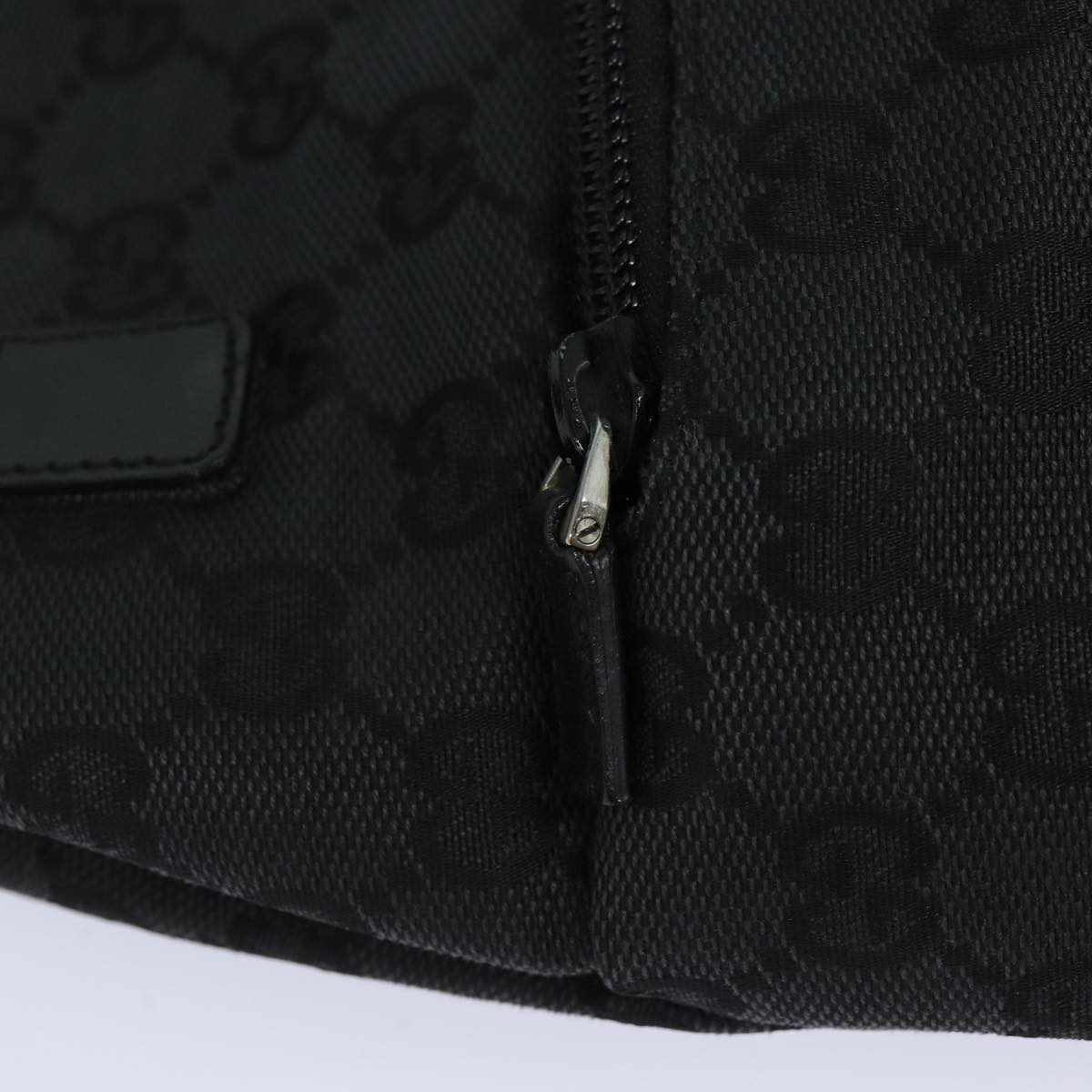 GUCCI GG Canvas Shoulder Bag Black 002 1075 Auth ep4835