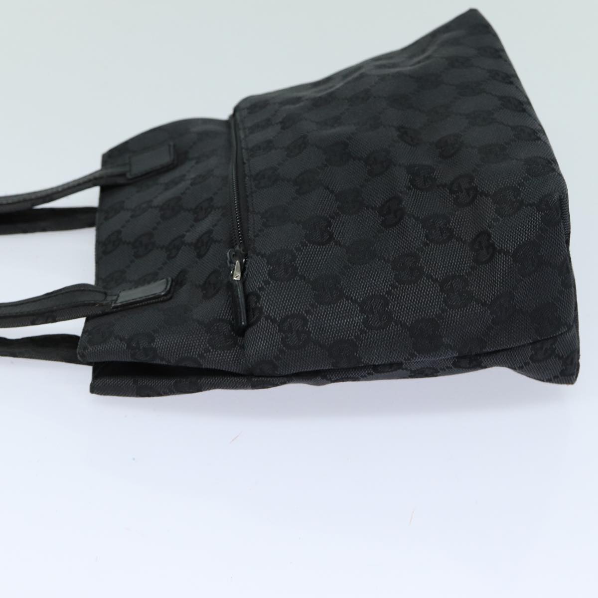 GUCCI GG Canvas Shoulder Bag Black 002 1075 Auth ep4835