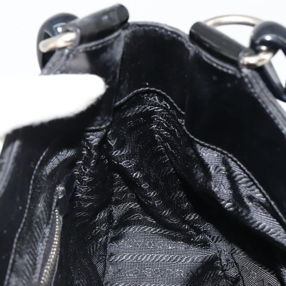PRADA Shoulder Bag Nylon Black Auth ep4838