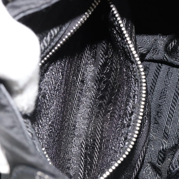 PRADA Shoulder Bag Nylon Black Auth ep4838