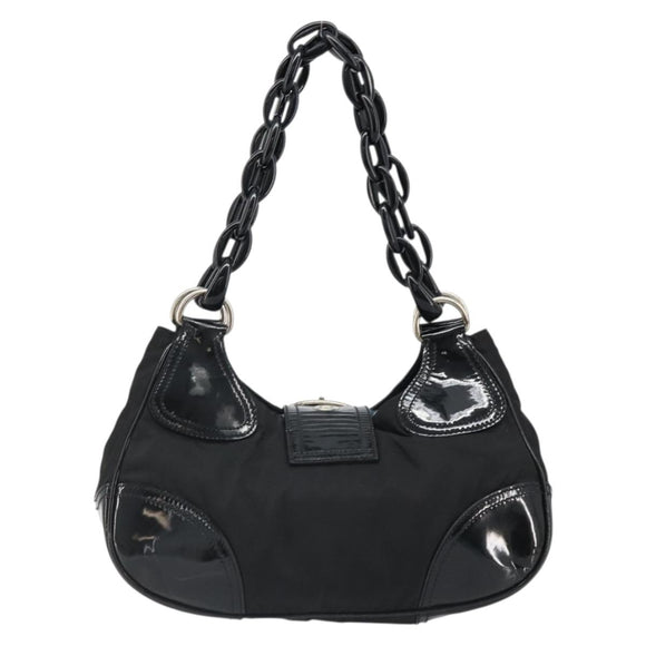 PRADA Shoulder Bag Nylon Black Auth ep4838