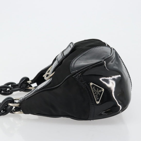 PRADA Shoulder Bag Nylon Black Auth ep4838