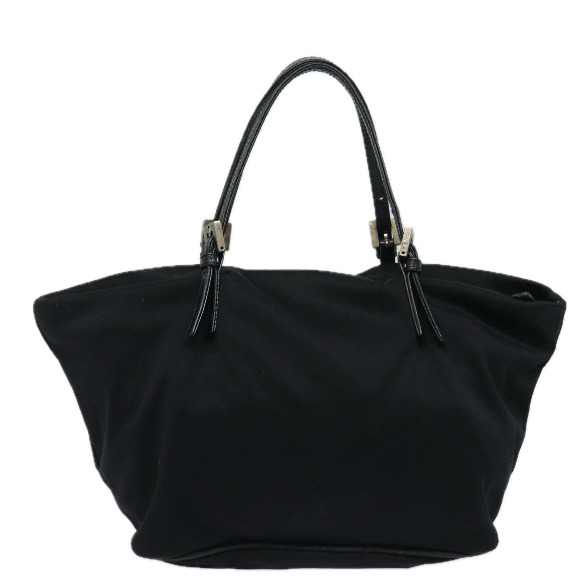 FENDI Hand Bag Nylon Black Auth ep4840 - 0