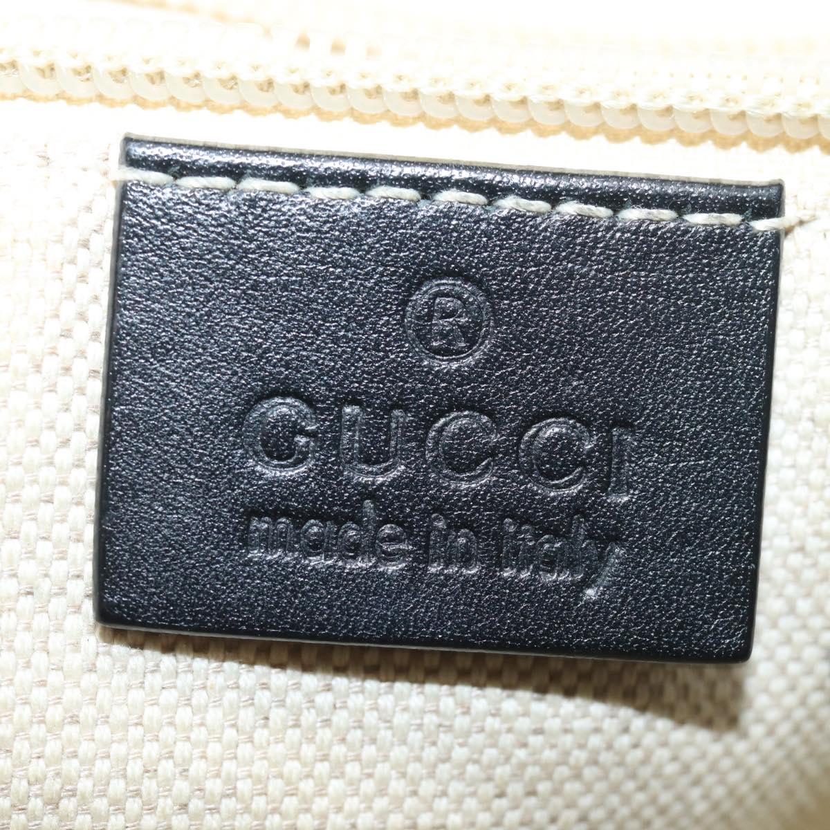 GUCCI GG Canvas Shoulder Bag Black 308840 Auth ep4849