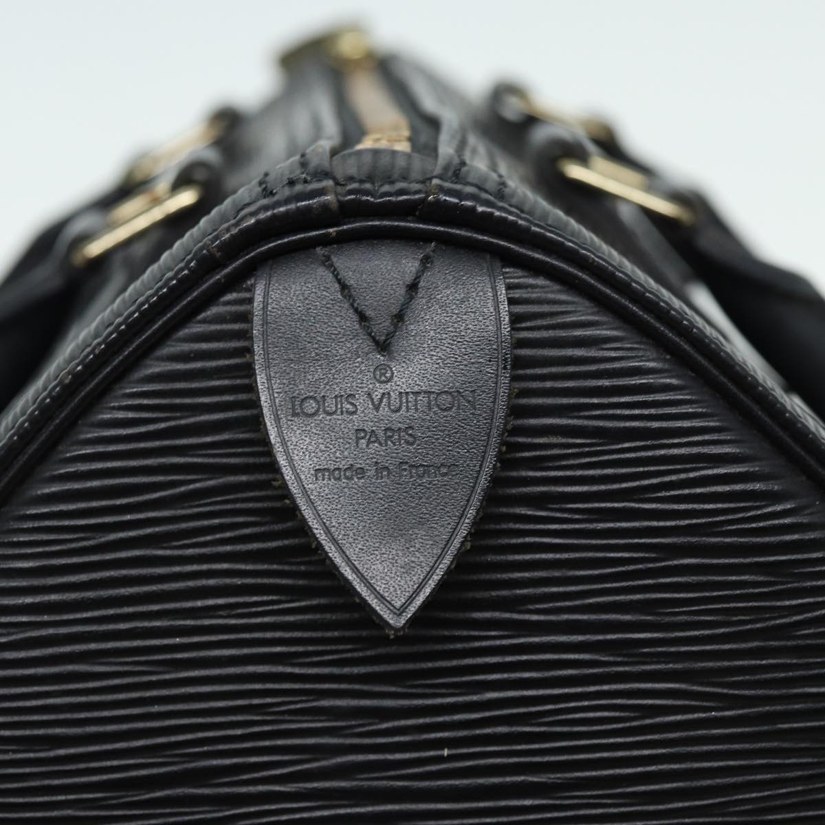 LOUIS VUITTON Epi Speedy 25 Hand Bag Black M43012 LV Auth ep4852