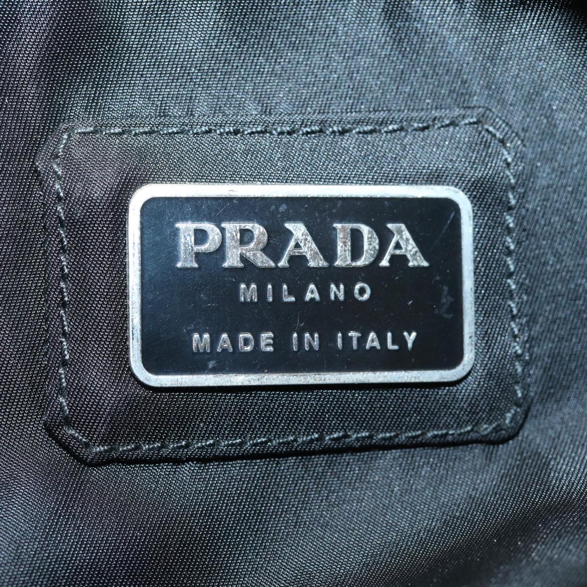 PRADA Waist bag Nylon Black Auth ep4862