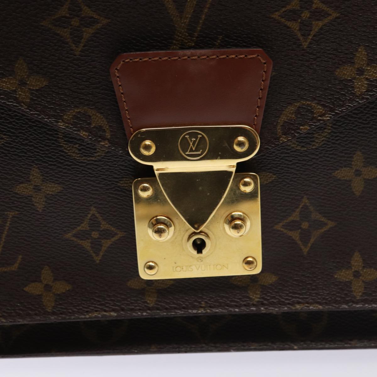 LOUIS VUITTON Monogram Monceau 28 Hand Bag 2way M51185 LV Auth ep4870