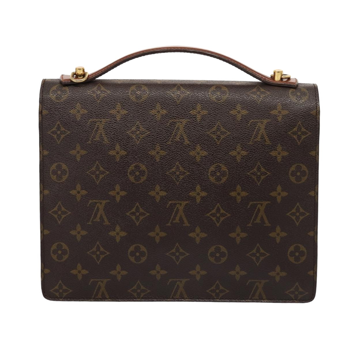 LOUIS VUITTON Monogram Monceau 28 Hand Bag 2way M51185 LV Auth ep4870