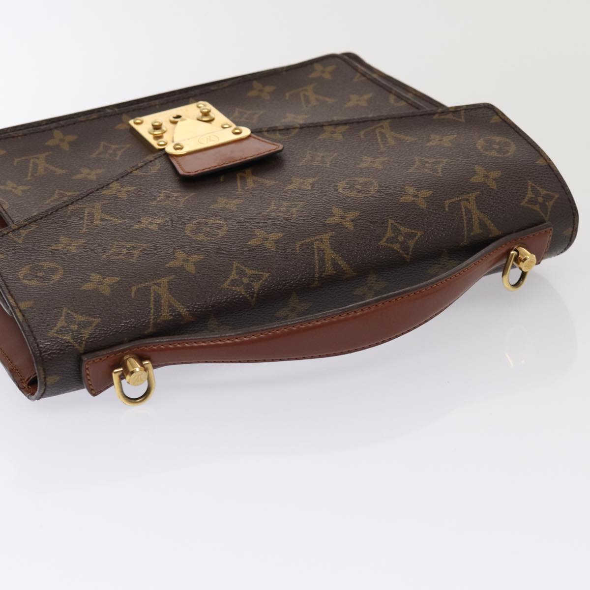 LOUIS VUITTON Monogram Monceau 28 Hand Bag 2way M51185 LV Auth ep4870