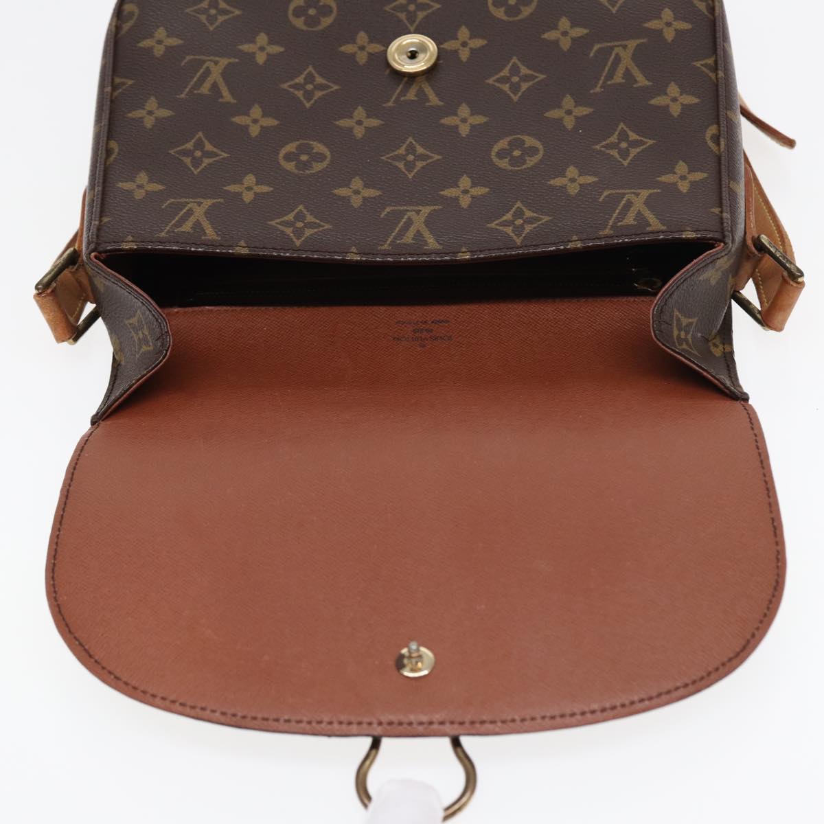 LOUIS VUITTON Monogram Saint Cloud GM Shoulder Bag M51242 LV Auth ep4876