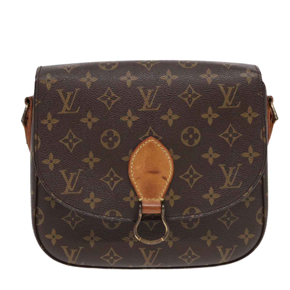 LOUIS VUITTON Monogram Saint Cloud GM Shoulder Bag M51242 LV Auth ep4876