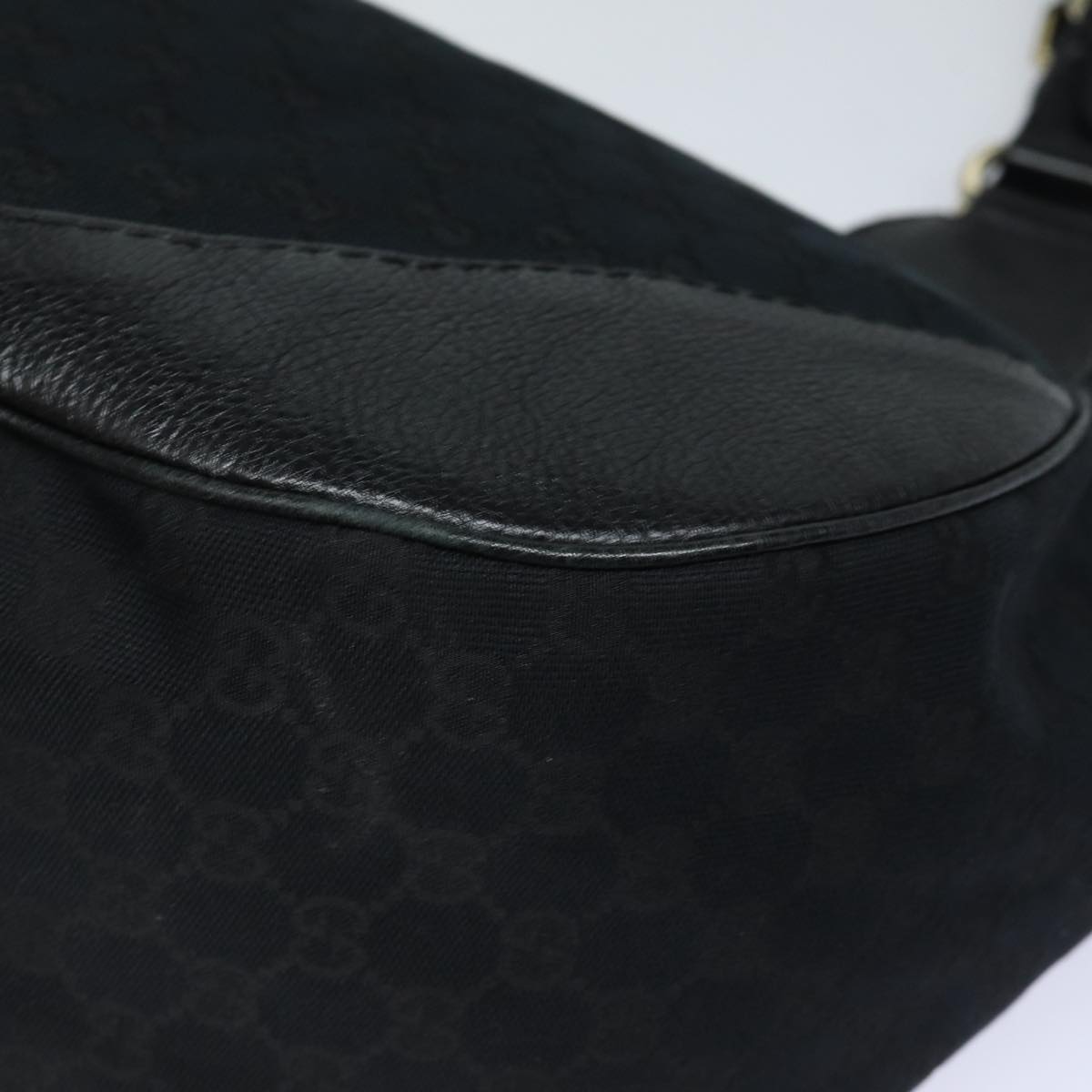 GUCCI GG Canvas Tote Bag Black Auth ep4882