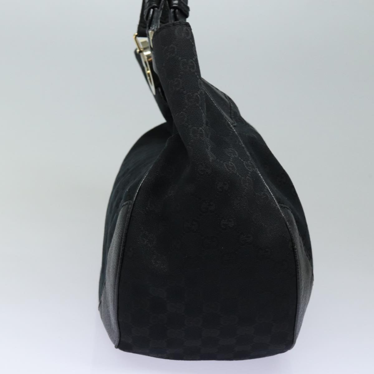 GUCCI GG Canvas Tote Bag Black Auth ep4882