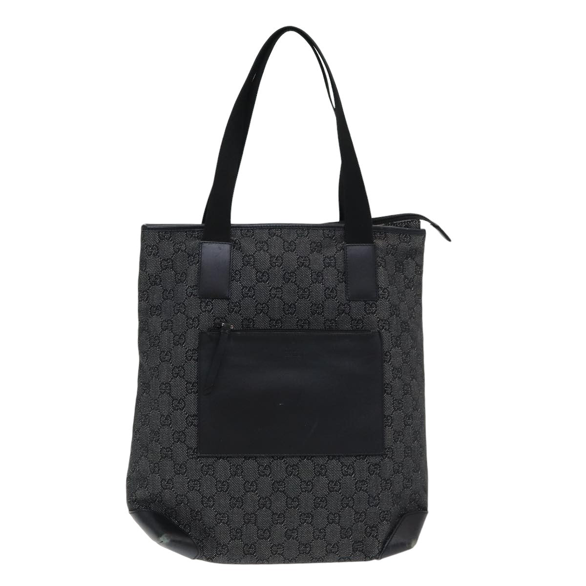 GUCCI GG Canvas Tote Bag Black 28892 Auth ep4884 - 0