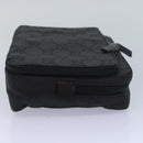 GUCCI GG Canvas Clutch Bag Black 018 1603 Auth ep4897-3