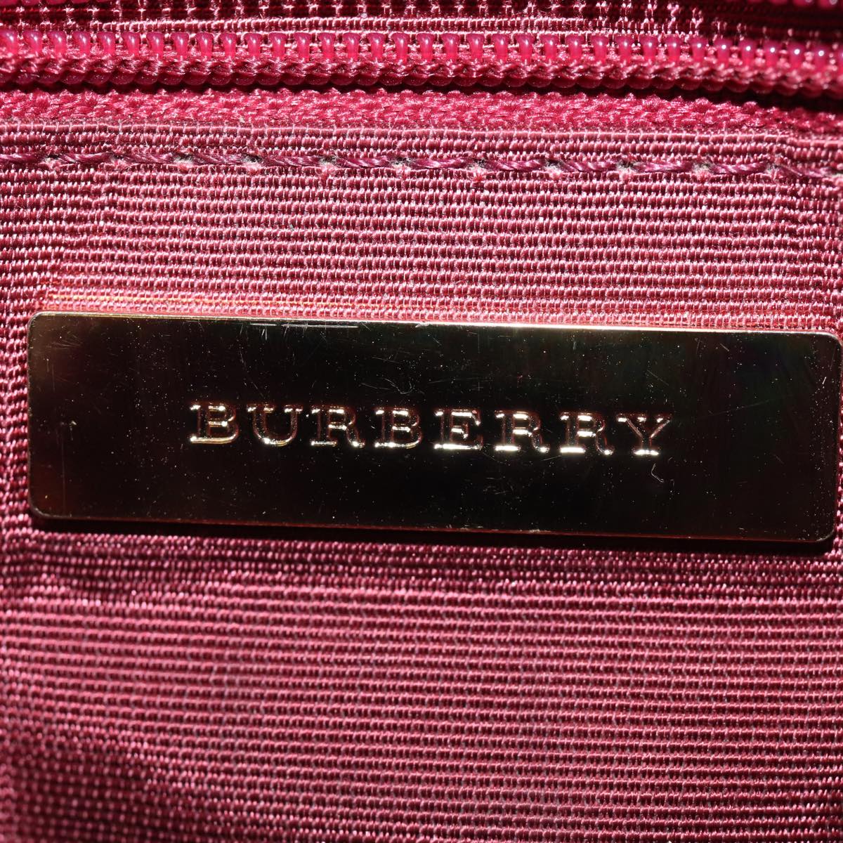 BURBERRY Nova Check Shoulder Bag Canvas Beige Auth ep4903