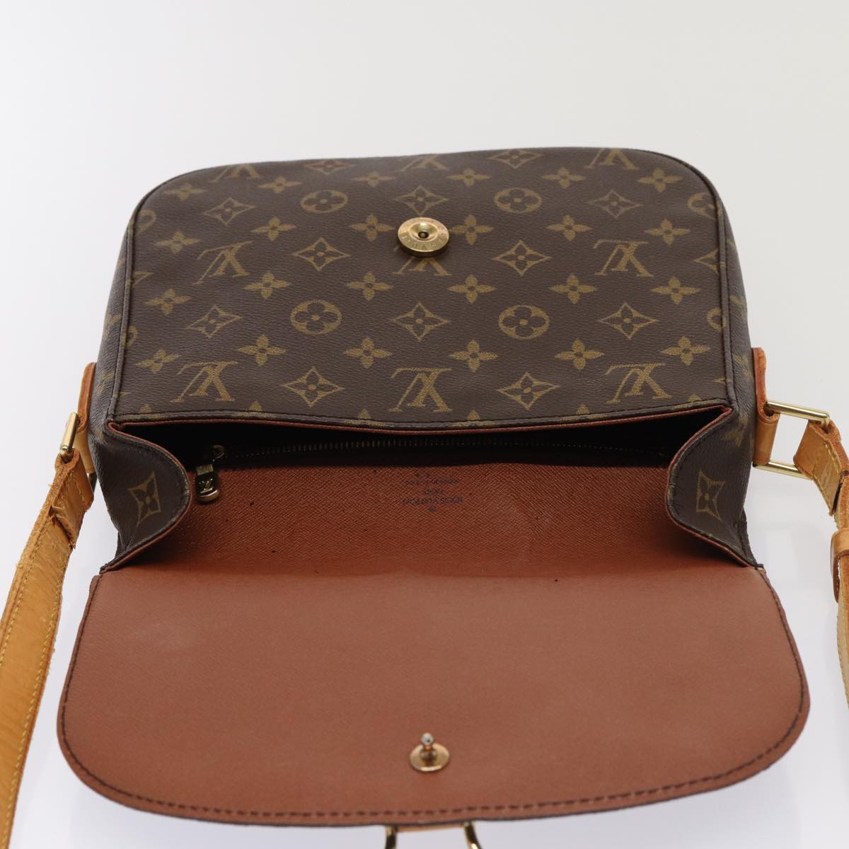 LOUIS VUITTON Monogram Saint Cloud GM Shoulder Bag M51242 LV Auth ep4919